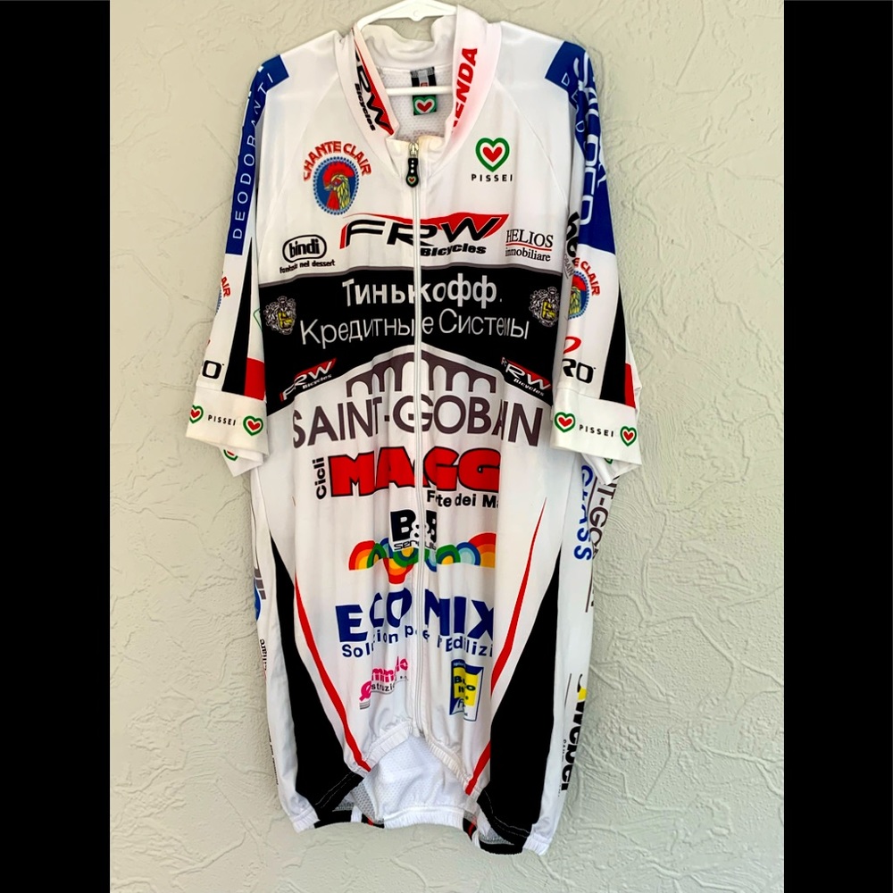 CYCLING JERSEY SHIRT BIKE PISSEI COURE 6 SIZE XL ITALIANO COURE